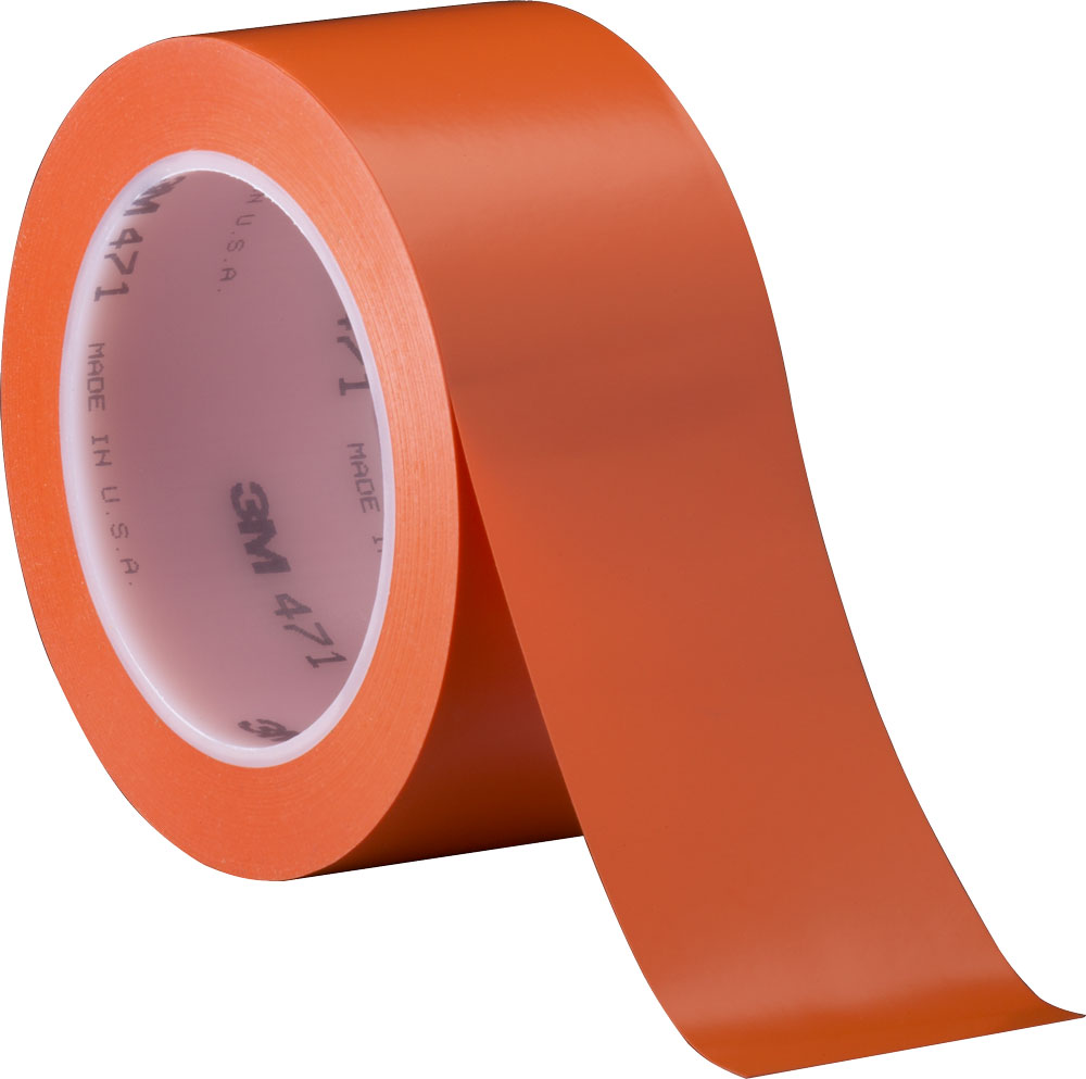3M 471 vinylová páska na podlahu oranžová